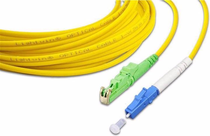 Wirewin Câble patch à fibre optique E2000/APC-LC (simplex, 1m) (CAT7, 1 m)