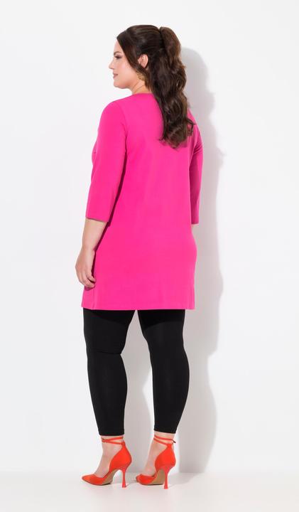 Produktbild Ulla Popken Longshirt, Taschen, A-Linie, Carree-Ausschnitt, 3/4-Arm (50, 52)
