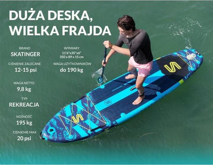 Productafbeelding Skatinger Deska SUP Asiaticus 350x89x15 cm Yoga