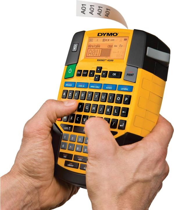 Produktbild Dymo Rhino 4200 Azerty 19mm PB1 FR/BE (180 dpi)