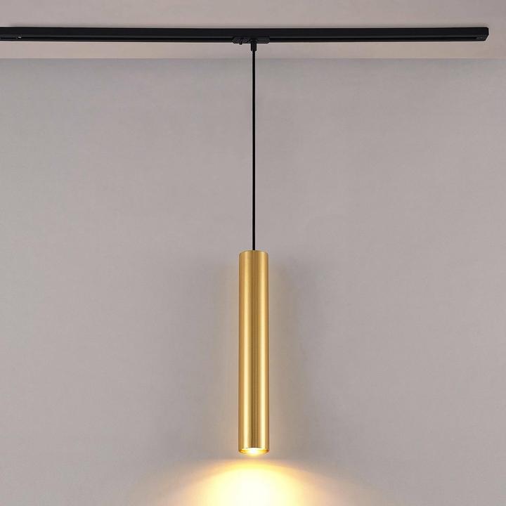 Actual product image Lindby Seet pendant lamp 1 phase rail gold (GU10)