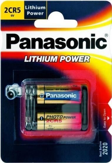 Image du produit Panasonic Photo Lithium 2CR5 (1 pcs, 2CR5, 1400 mAh)