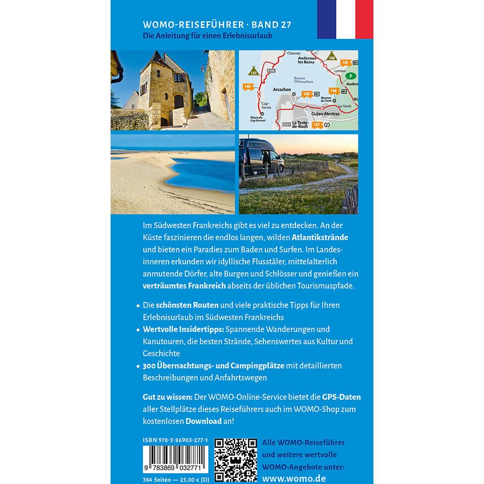 Thumbnail - Entdeckertouren mit dem Wohnmobil Südwestfrankreich, Ratgeber von Stefanie Holtkamp, Andrea Bergmann