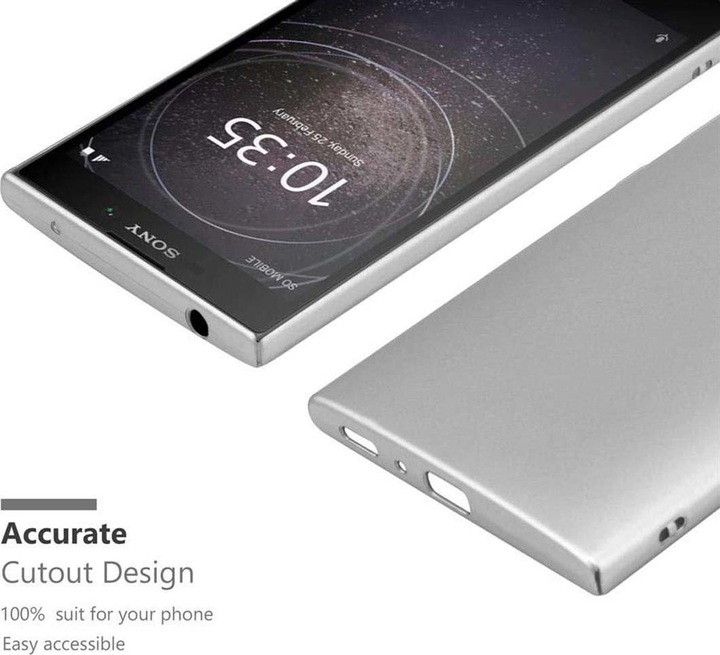 Produktbild Cadorabo Hard Cover Matt Metall Cover (Sony Xperia L2)