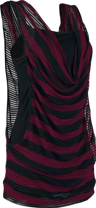 Produktbild RED by EMP 2 in 1 Double Layer Stripe Mesh Top (XL)