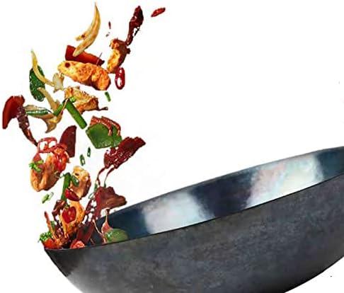 Produktbild AAF Nommel Wokpfanne mit rundem Boden (36 cm) für Gasherde (36 cm, Wok Pfanne, Carbonstahl)