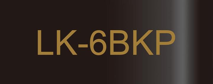 Produktbild Epson Metallic Black/Gold 24mm LK-6BKP (2.40 cm, Schwarz)
