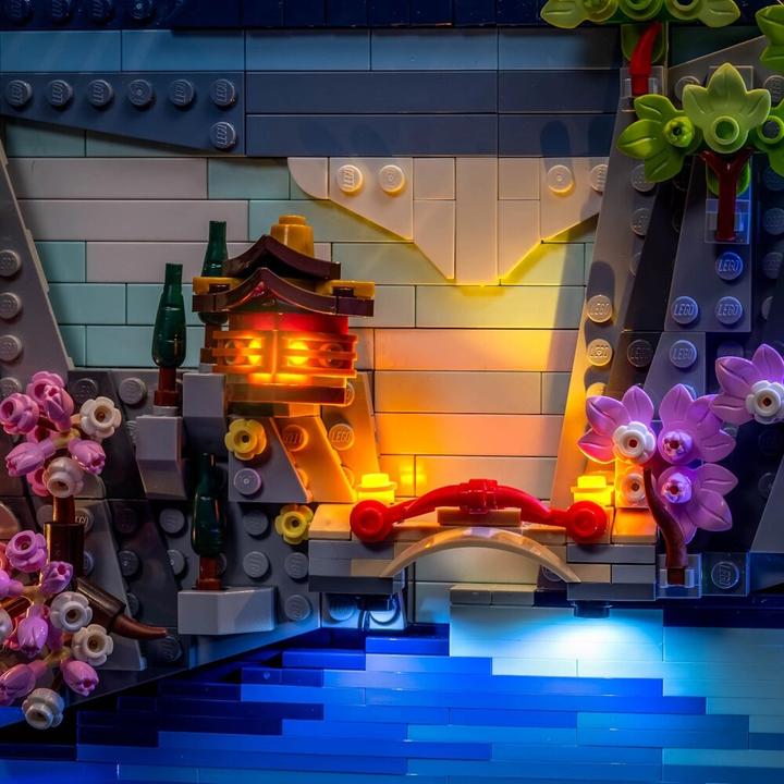 Produktbild Light my bricks LMB 2.0 LED Licht Set für LEGO® 31218 Japanische Kirschblütenlandschaft