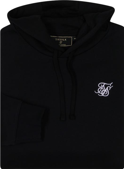 Immagine prodotto Siksilk Felpa con cappuccio Nero Essential Overhead (L)
