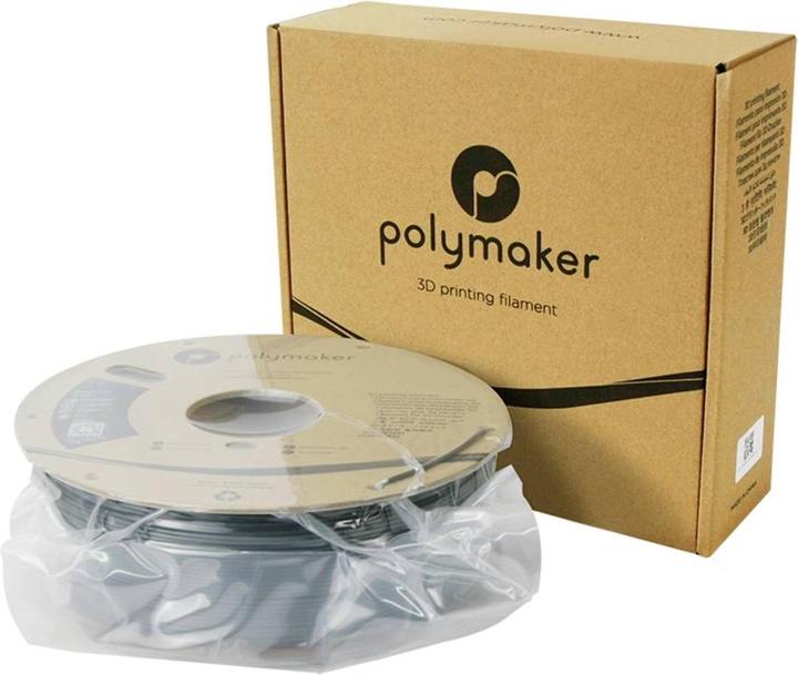 Actual product image Polymaker PolyLite ABS Dunkel Grau 1,75 mm 1000 g (ABS, 1.75 mm, 1000 g)