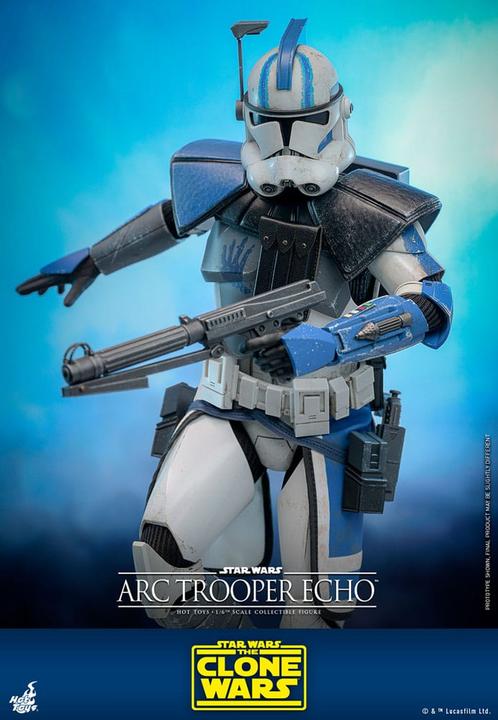 Produktbild Hot Toys Star Wars: The Clone Wars Actionfigur 1/6 Arc Trooper Echo 30 cm