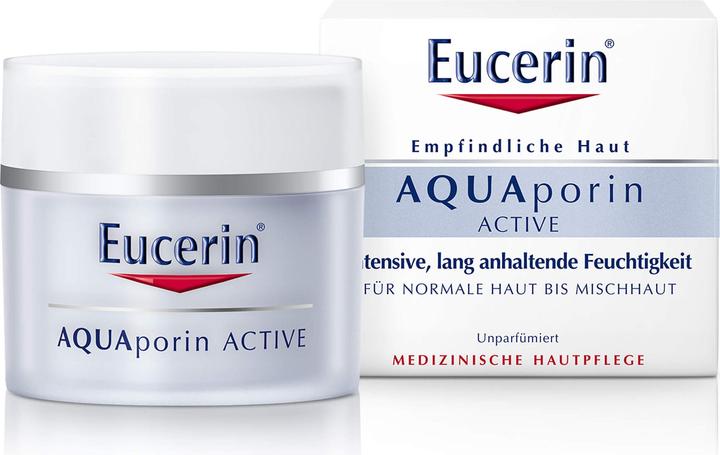 Actual product image Eucerin AQUAporin ACTIVE normal to combination skin cream, 50 ml Cream (50 ml, 24h cream)