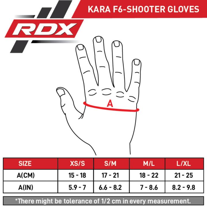 Actual product image Rdx Grappling Gloves Shooter F6 Matte Red Plus-L/XL (L, XL)
