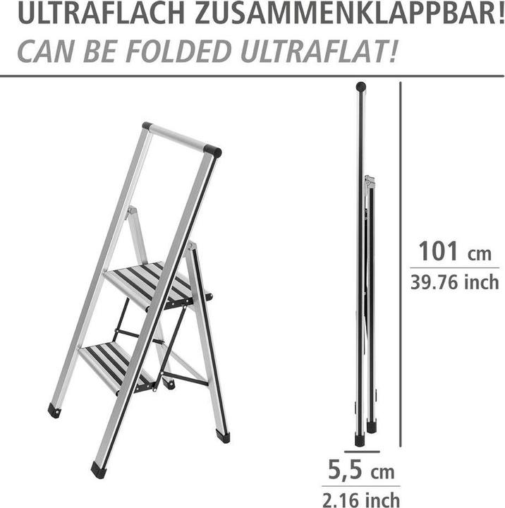 Produktbild Wenko Haushaltsleiter (Trittleiter, 44 cm)