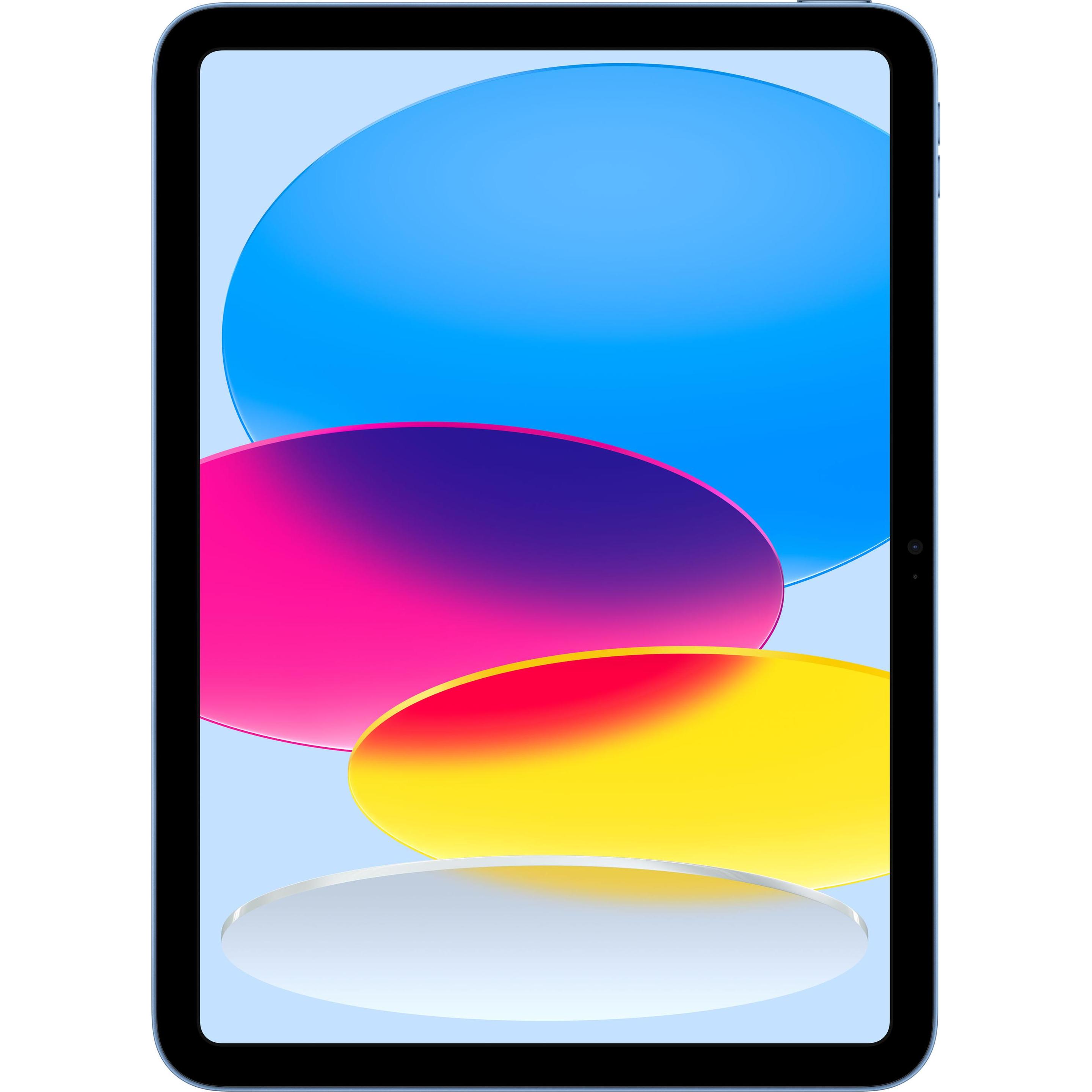 Apple iPad 2022 (10. Gen) inkl. Poweradapter (nur WLAN, 10.90", 256 GB, Blue), Tablet, Blau