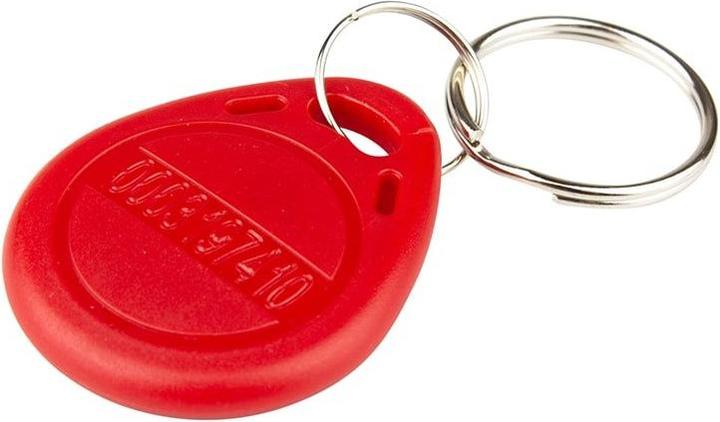 Actual product image JTI 10 x 125 kHz RFID Smart Tag - Red (Key card)
