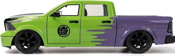 Actual product image Jada Marvel Hulk 2014 Ram 1500 1:24