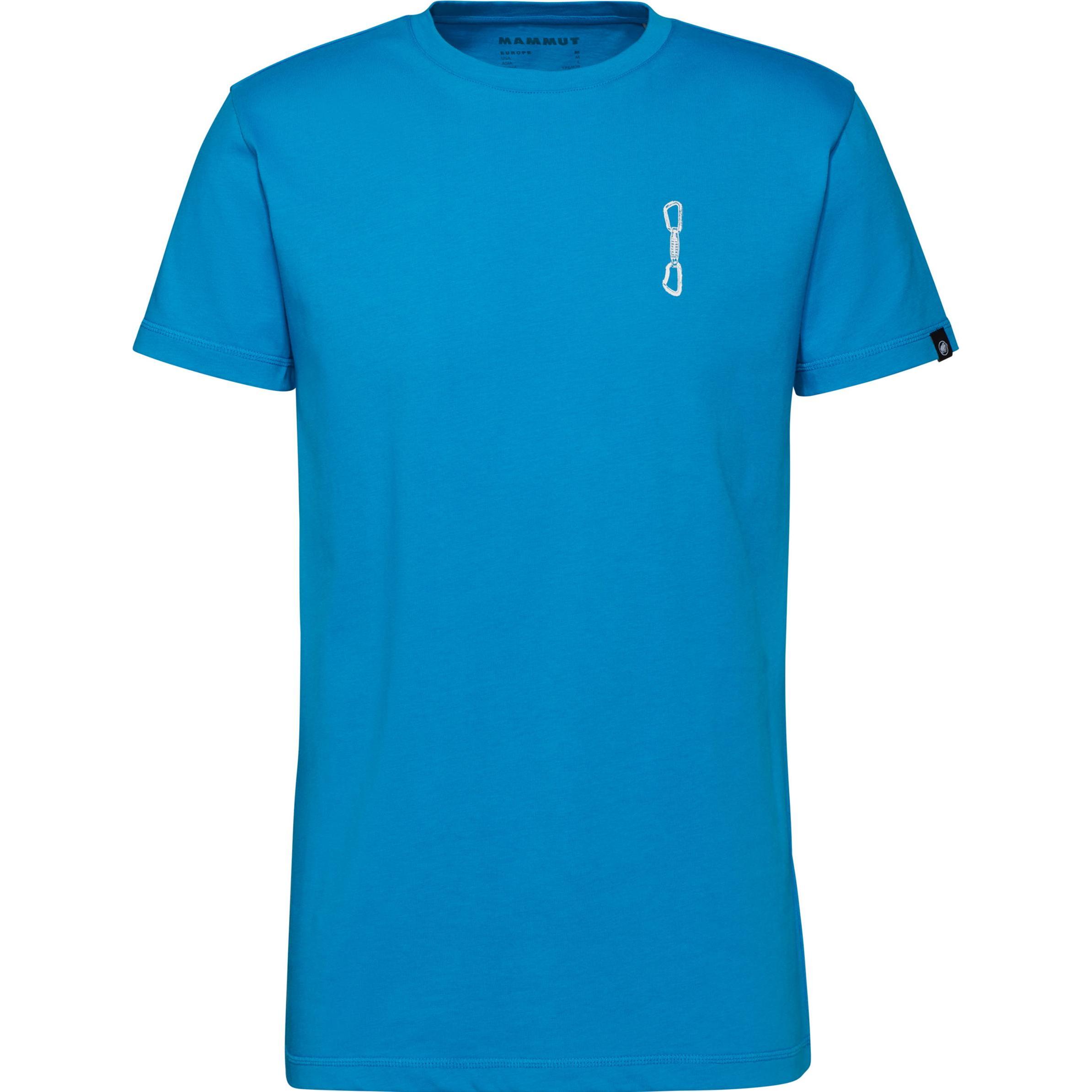 Mammut, Herren, Shirt, Massone T-Shirt Quickdraw, T-Shirts, Blau, (XL)