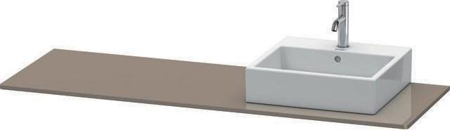 Produktbild Duravit Konsole XSQUARE 16x1600x550mm m Auss li weiss hochglanz