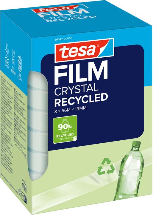 Image du produit tesa tesafilm Eco & Crystal Rouleau 66mx19mm, Turm (19 mm)