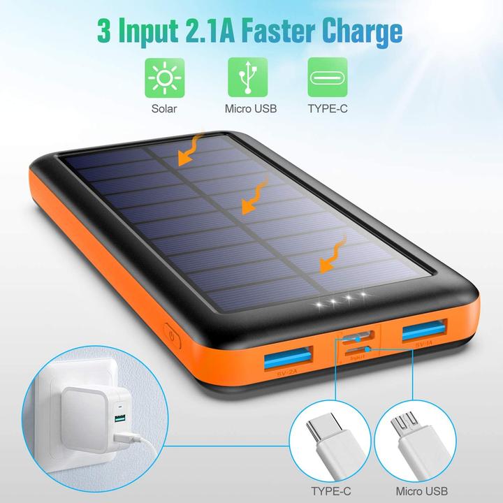 Produktbild Pxwaxpy Solarladegerät (26800 mAh, 99.16 Wh)