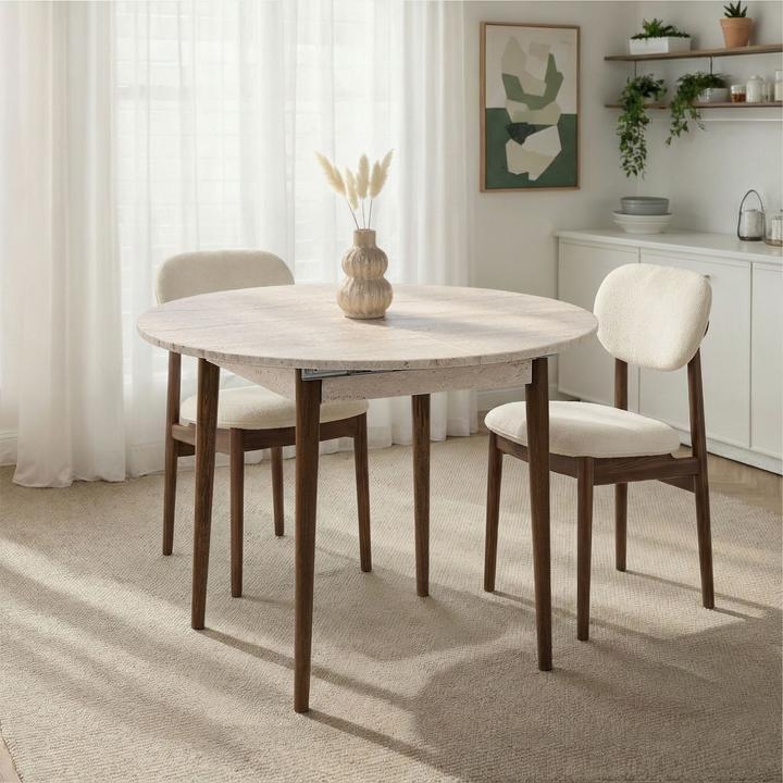Image du produit Skye Decor Viona Extendable Dining Table (100 x 100 x 75 cm)