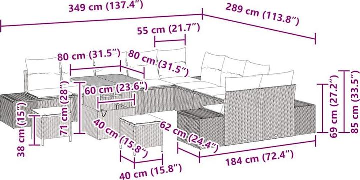 Produktbild vidaXL Everlee