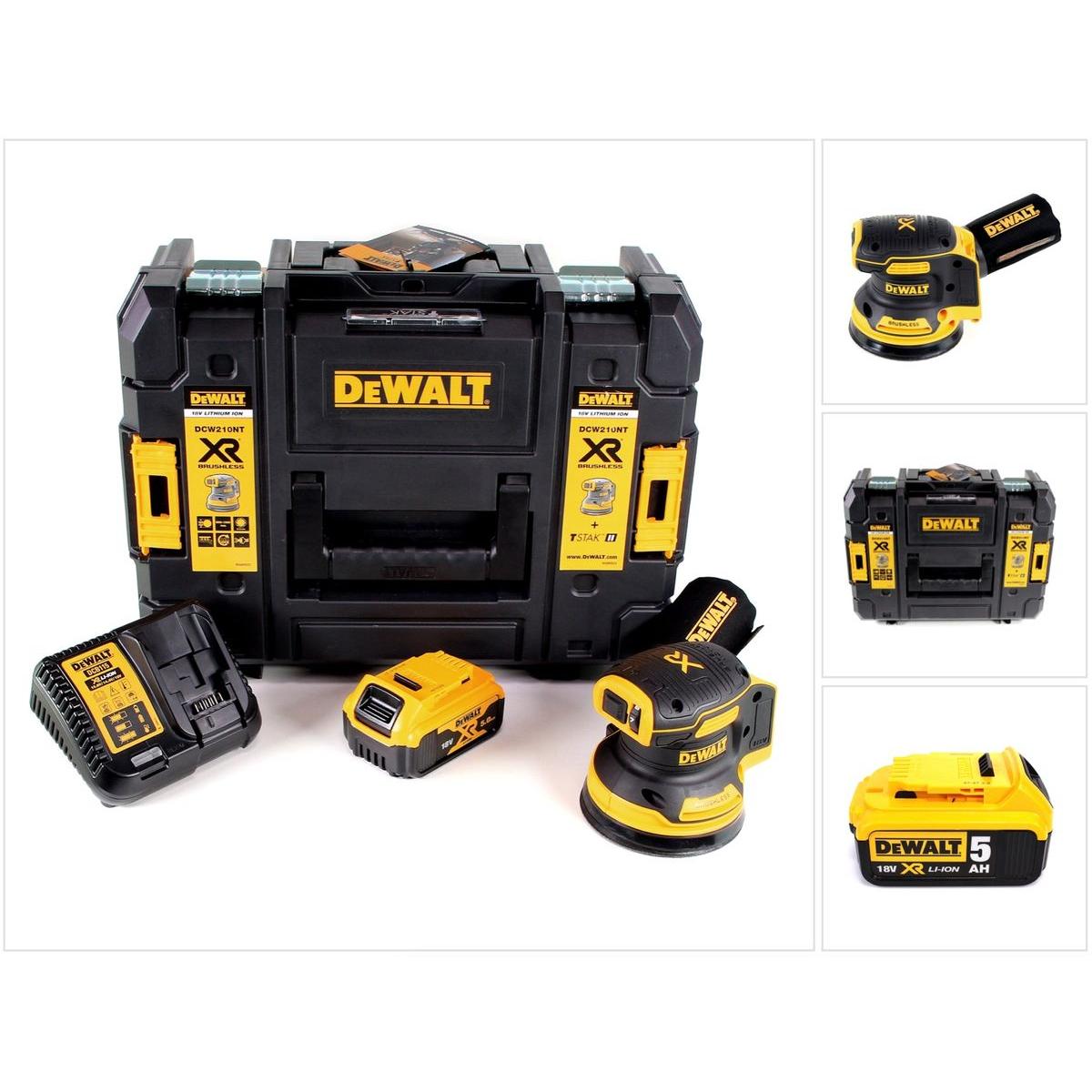 DeWalt, Schleifmaschine + Poliermaschine, DCW 210 P1 (Exzenterschleifer)