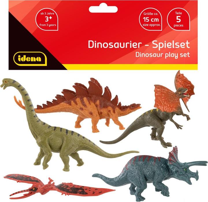 Produktbild Idena Figuren Set Dinosaurier 15cm 5 Stück