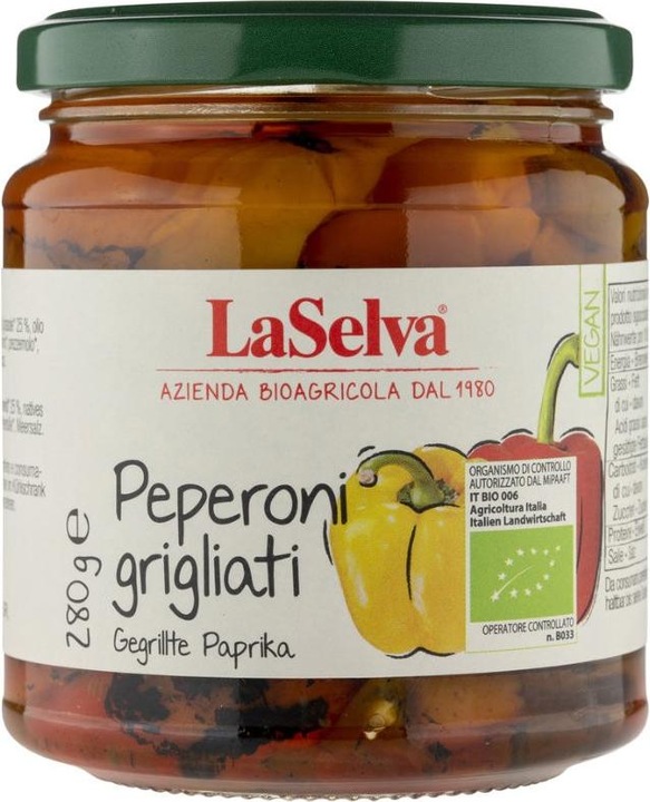 Immagine prodotto LaSelva Peperoni grigliati sott'olio (280 g)