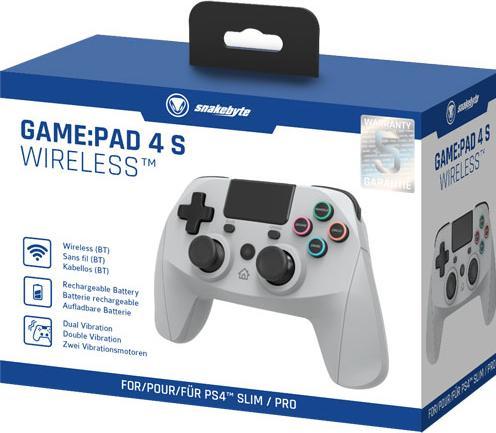 Produktbild Snakebyte Pad 4 S Wireless PS4 Controller - grau (PS4)