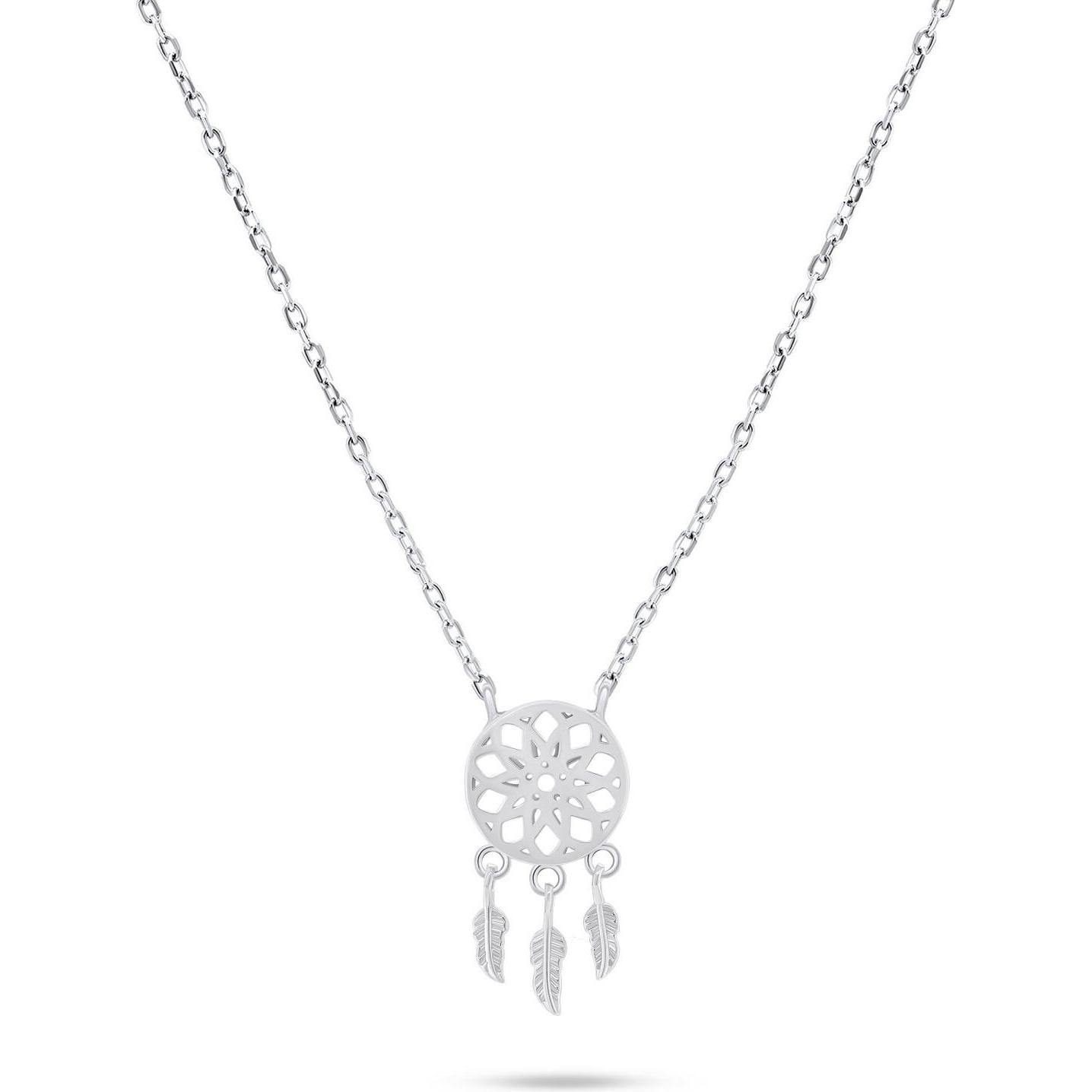 Brilio, Collana, Argento - Collana d'argento alla moda Dream Catcher NCL90W, (Argento)