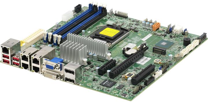 Produktbild Supermicro X12SCZ-TLN4F (LGA 1200, Intel W480E, mATX)