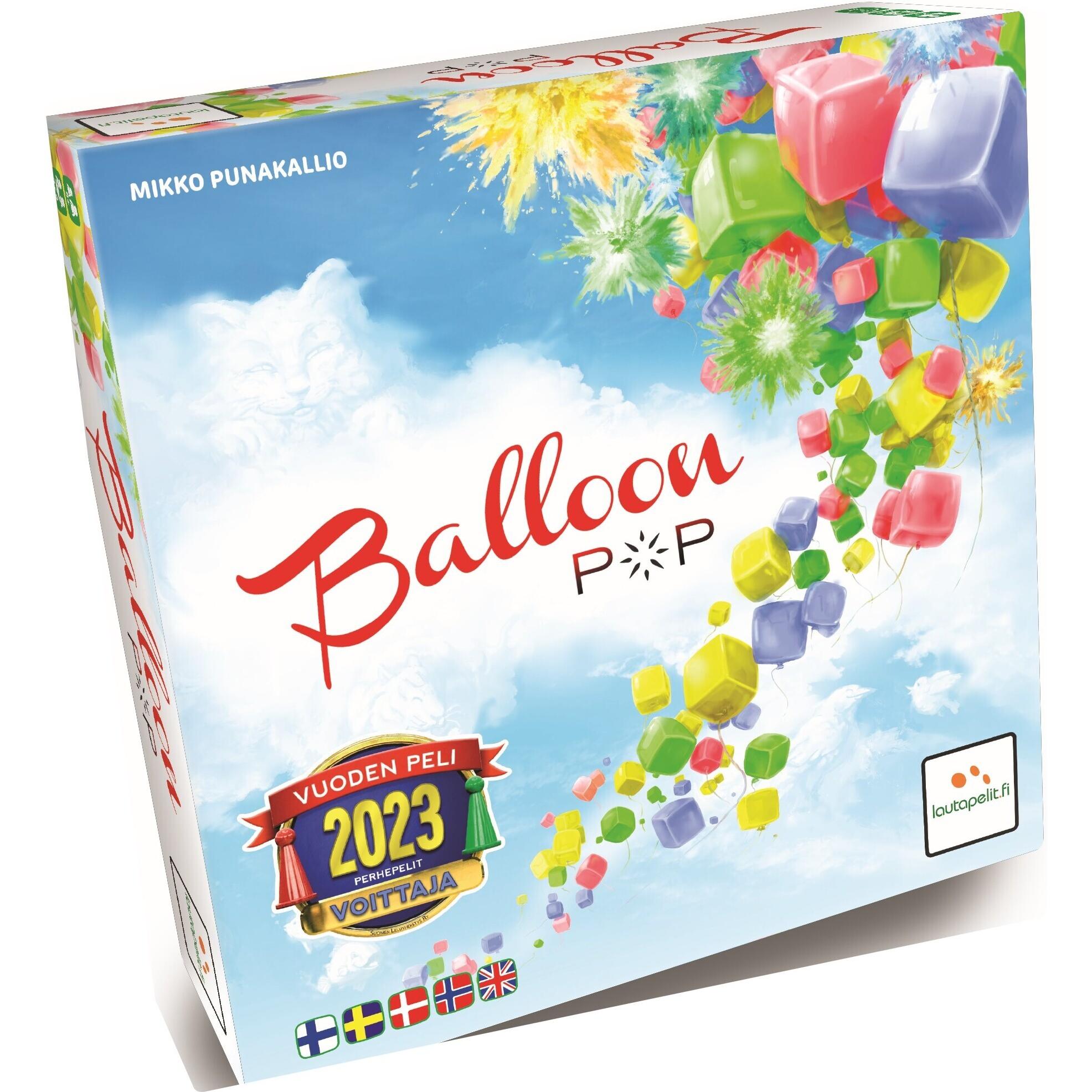 Lautapelit Balloon Pop (Schwedisch, Norwegisch, Finnisch, Dänisch, Englisch)