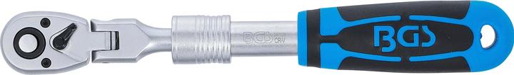 Immagine prodotto BGS Cricchetto reversibile, estensibile, angolato | Uscita quadrata esterna 6,3 mm (1/4") | 210 - 250 mm (1/4")
