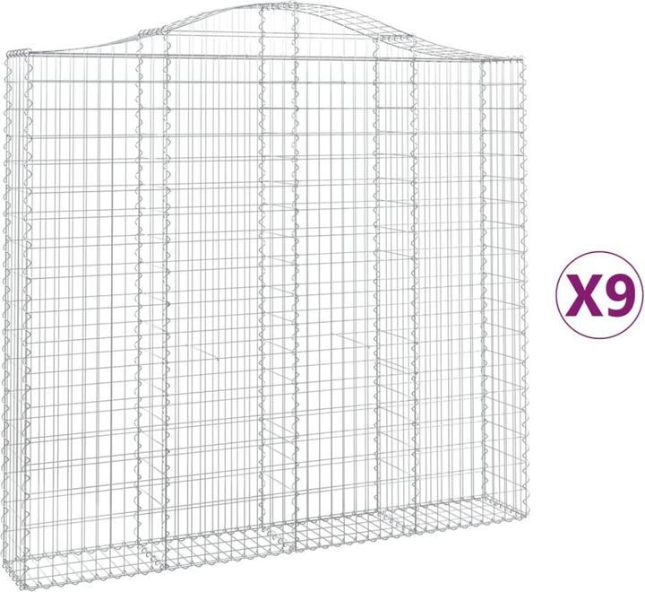 Produktbild vidaXL Gabionenkorb