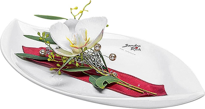 Image du produit Sandra Rich Coupe décorative Leaf (27 x 3 x 16 cm)