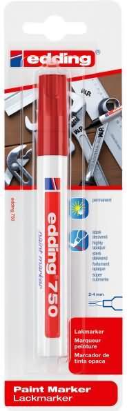 Immagine prodotto Edding Marcatore a vernice 750, rosso (1 x)
