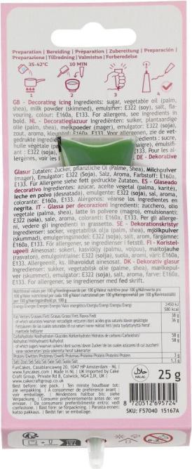 Actual product image FunCakes Schokoladenstift Grün