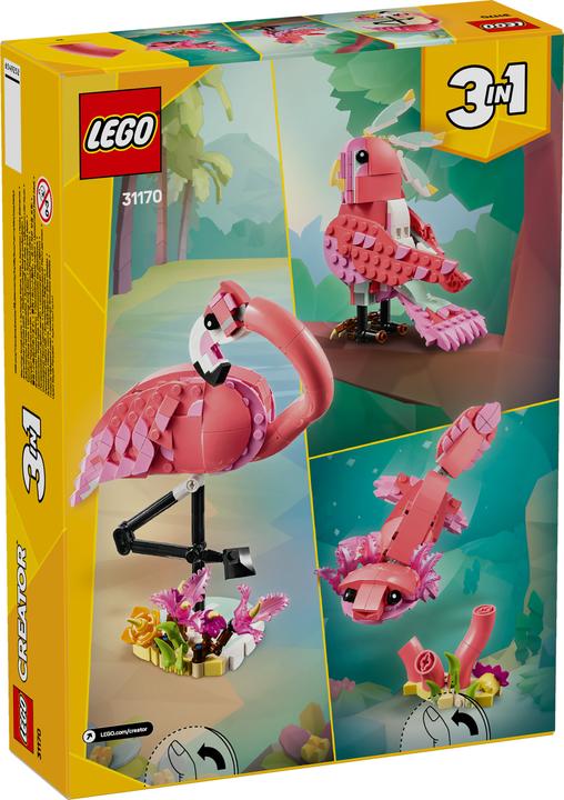 Produktbild LEGO Wilde Tiere: Rosa Flamingo (31170, LEGO Creator Expert)