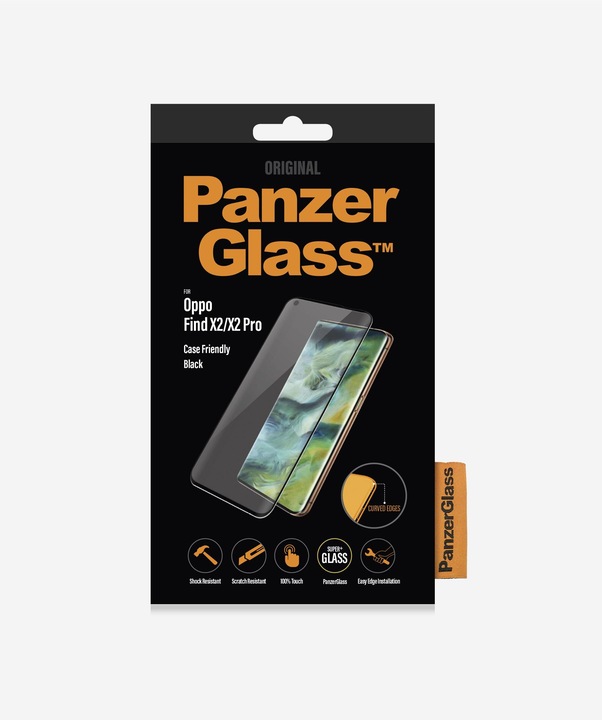 Produktbild PanzerGlass Edge to Edge (1 Stück, Oppo Find X2)