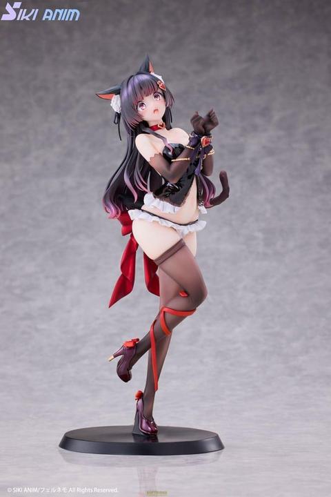 Siki Anim Original Character PVC Statue 1/7 Shibarare Cat Ruhuna-chan 26 cm