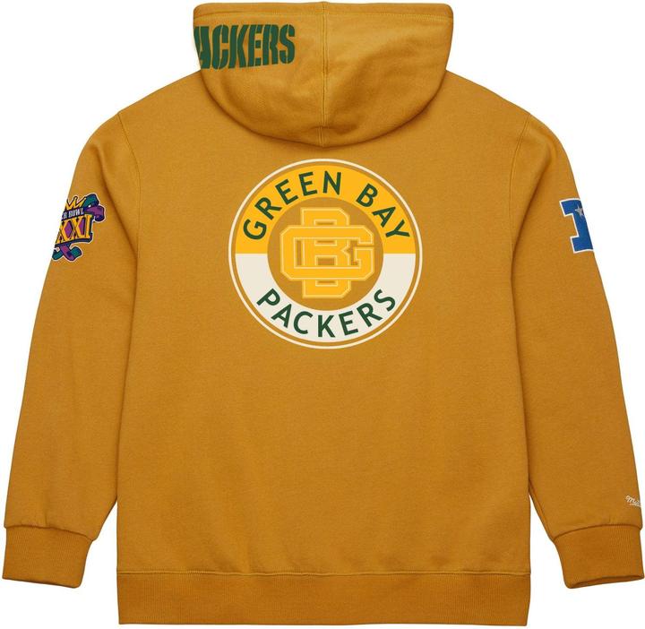 Produktbild Mitchell & Ness Fleece Hoody DUSTED Green Bay Packers - M (M)