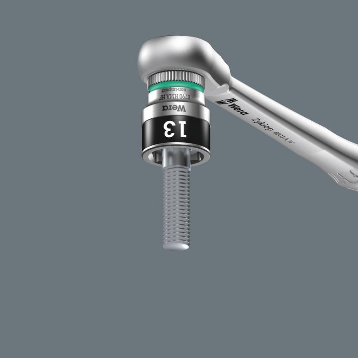 Produktbild Wera 8100 SA 12 HF Zyklop Metal-Knarrensatz