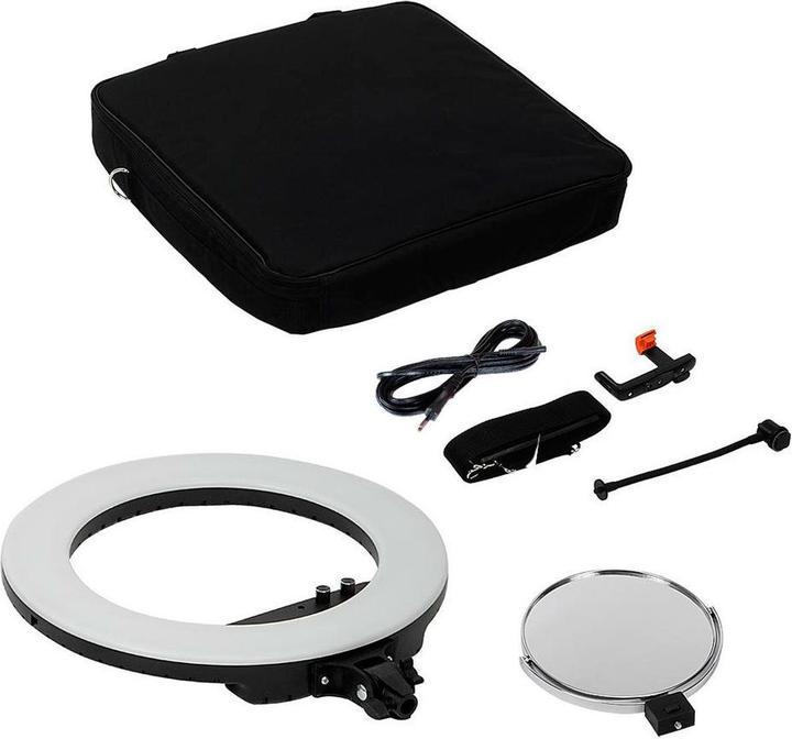 Image du produit Caruba Vlogger 18 pouces ronde LED Set PRO avec sac noir (Éclairage annulaire, Lumière vidéo)