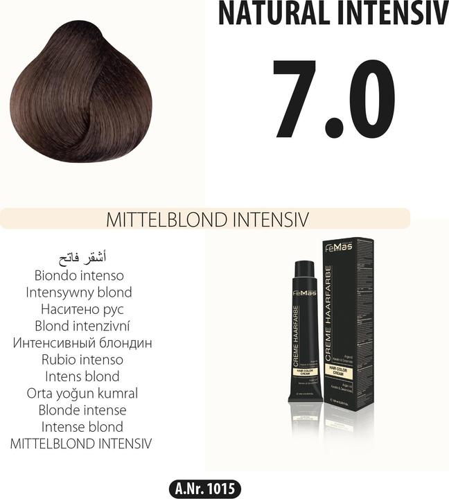 Produktbild FemMas (8) Haarfarbe Hellblond 100ml (Hellblond)