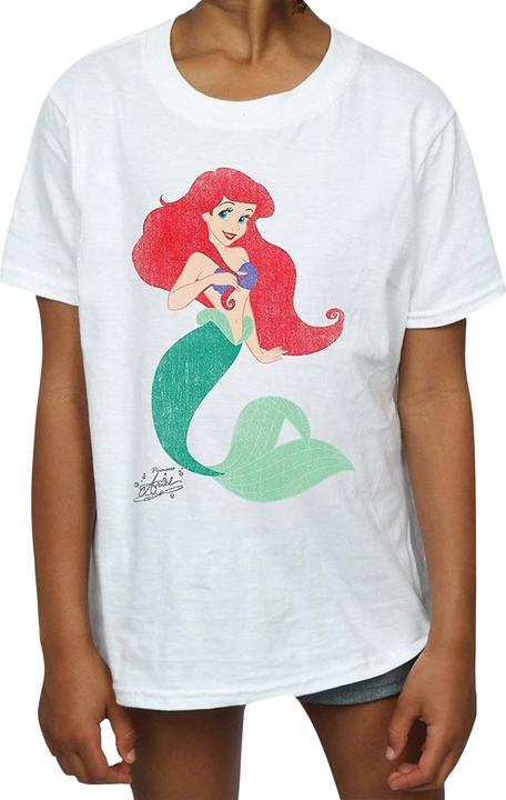 Immagine prodotto Disney Princess Maglietta classica in cotone Ariel bambina (140, 146)