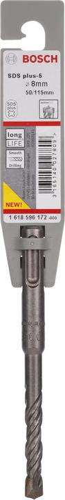 Produktbild Bosch Professional Zubehör Hammerbohrer SDS plus-5, 8 x 50 x 115 mm (8 mm)