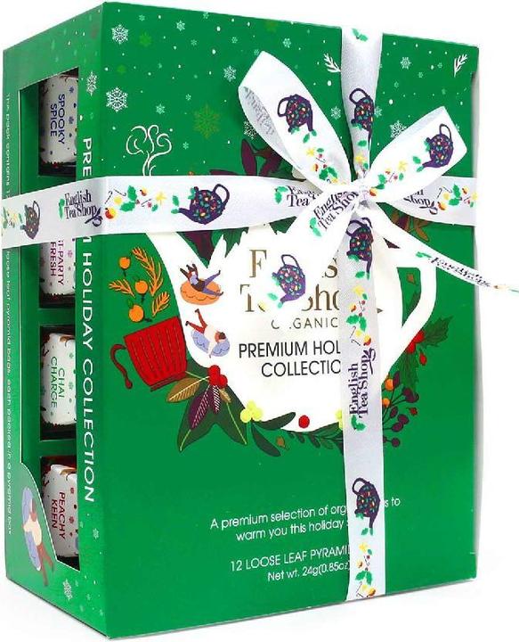 English Tea Shop Gift collection Christmas green BIO 12 pyramides