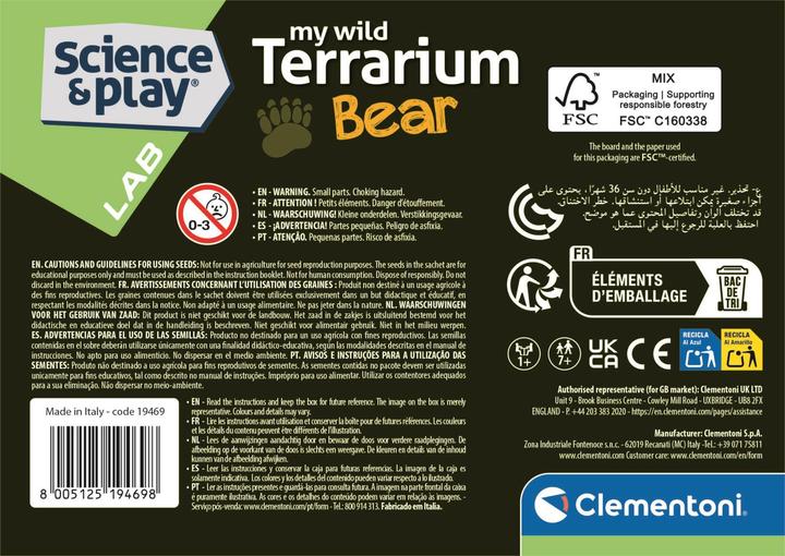 Produktbild Clementoni Science &amp Play Mein wildes Terrarium - Bär